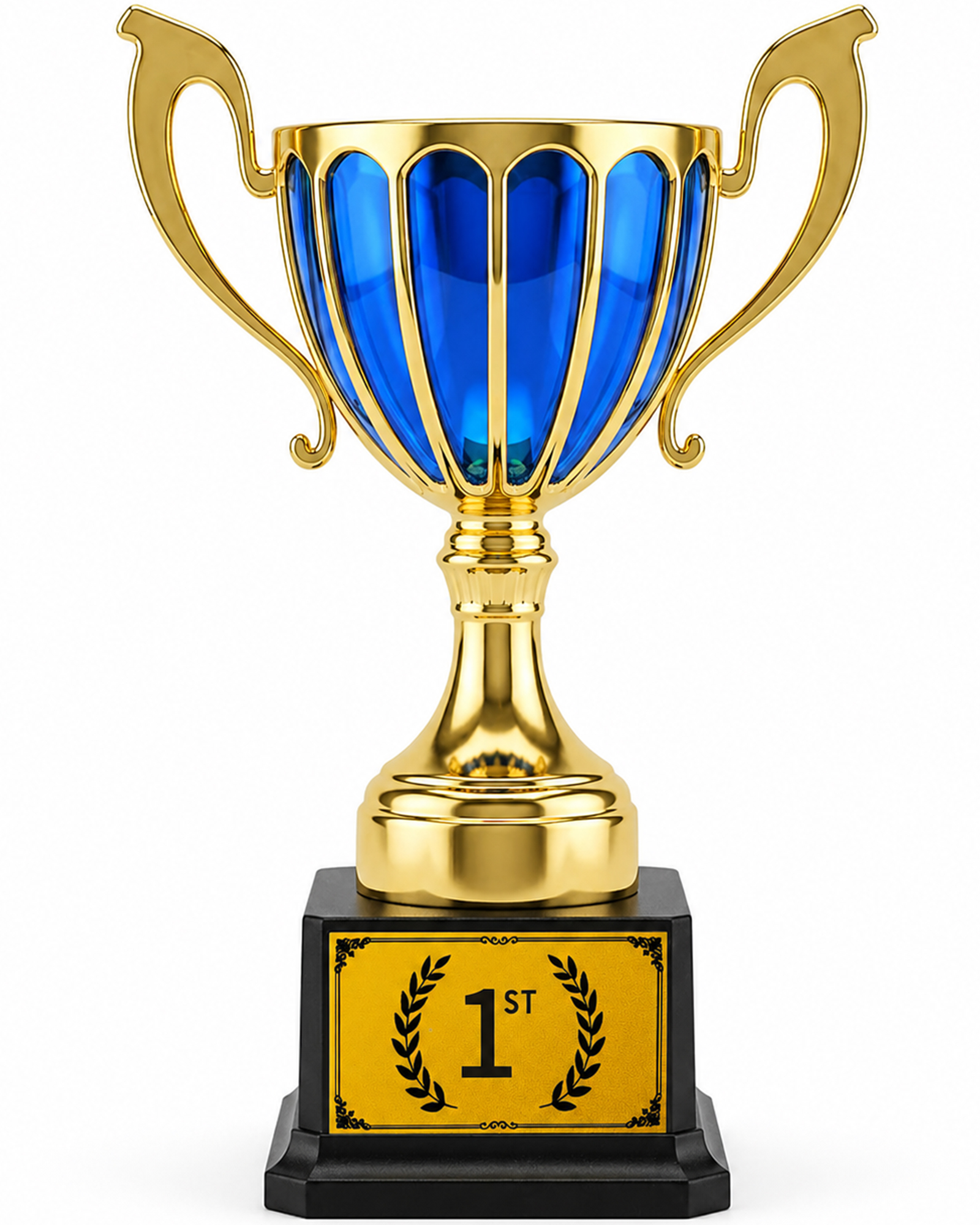 Blue First-Place Trophy